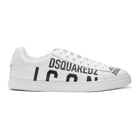 Dsquared2 White and Black New Tennis Sneakers