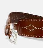 Isabel Marant Lucie studded leather belt