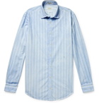 Massimo Alba - Canary Striped Cotton Shirt - Blue