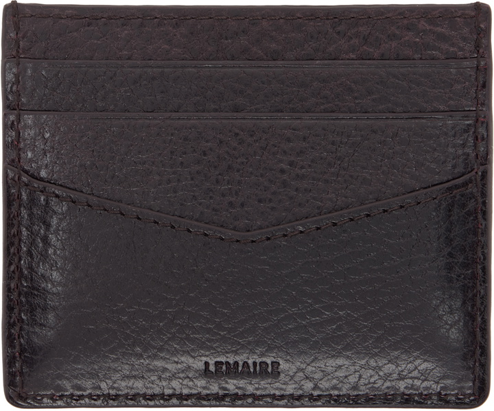 Photo: LEMAIRE Brown Gear Card Holder