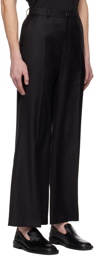 Youth Black Flared Trousers