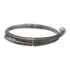 Gucci Silver Gucci Garden Snake Bracelet