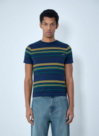 Miu Miu Striped Cotton Jersey T-Shirt
