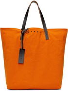 Marni Orange Logo Tote