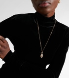 Yvonne Léon Joli Miroir 18kt and 9kt gold pendant necklace with citrines