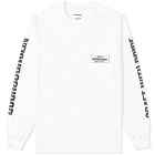 Neighborhood Men's Long Sleeve NH-1 T-Shirt in White