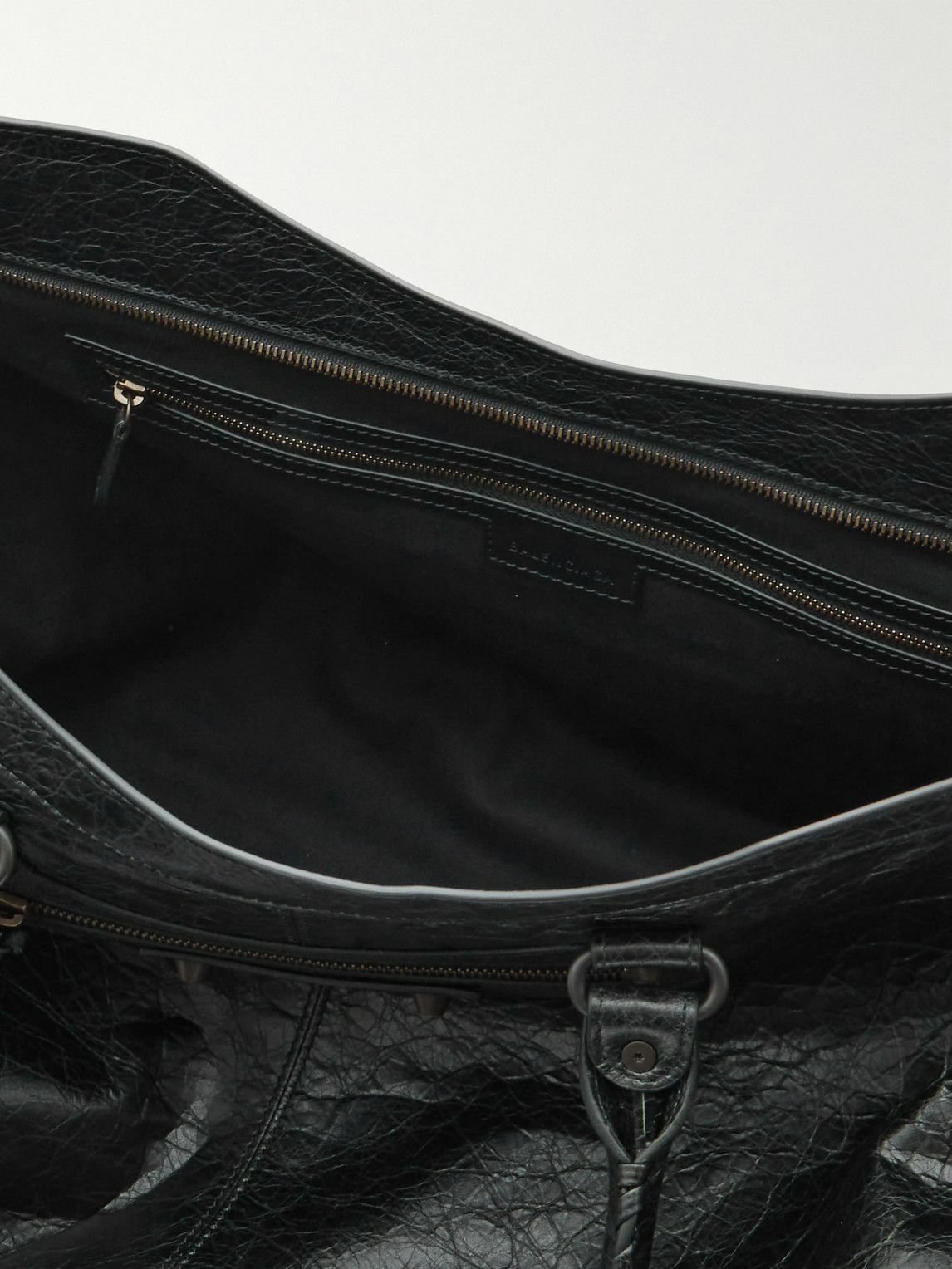 Balenciaga - Le City Travel Arena Textured-Leather Tote Bag