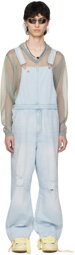 ERL Blue Levi's Edition Denim Overalls