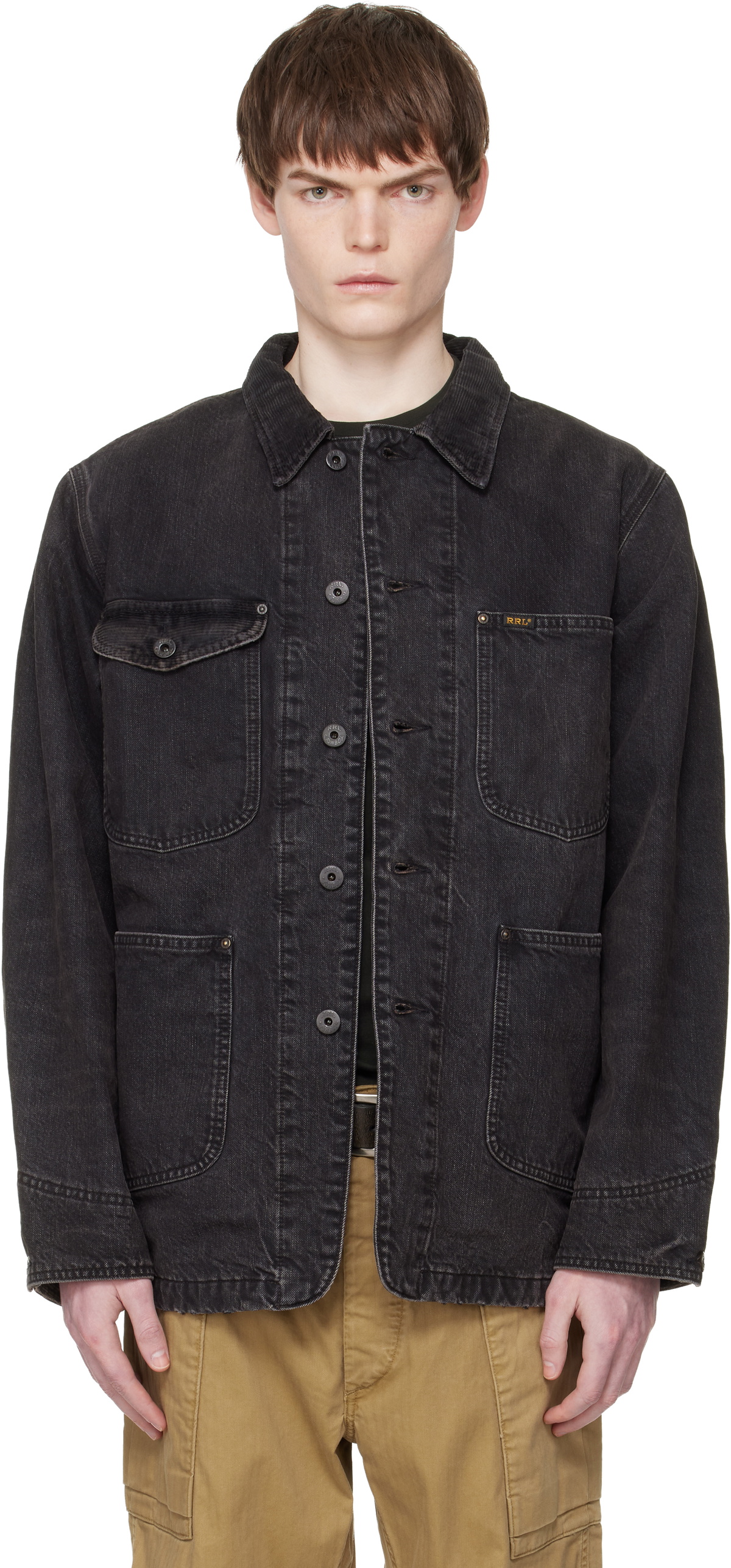 RRL Black Lynn Denim Jacket
