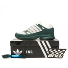 END. x adidas Adistar Control 5 in Auroa Ivy/Crystal White