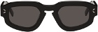 MCQ Black Hexagonal Sunglasses