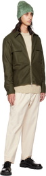 Jil Sander Green Zip Jacket