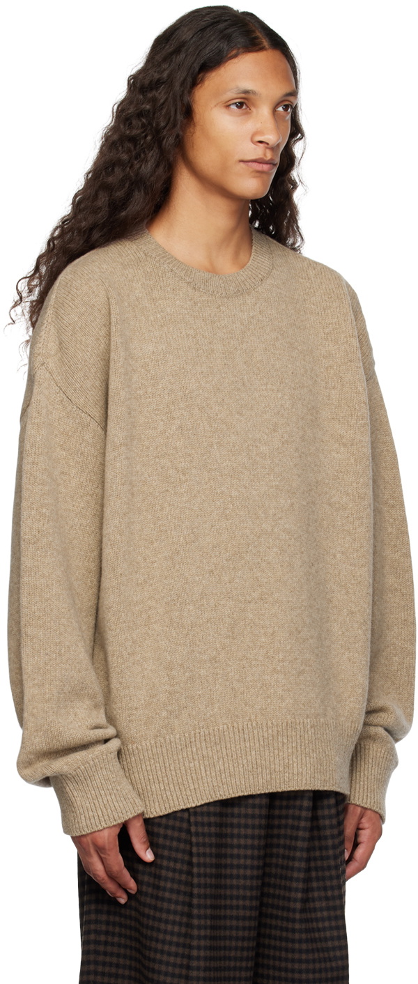 stein Beige Crewneck Sweater