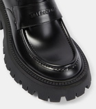 Balenciaga Tractor leather loafers