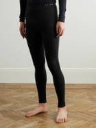 Falke - Printed Virgin Wool-Blend Ski Tights - Black