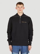 Marine Serre Ornament Half Zip Sweater