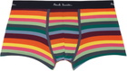 Paul Smith Seven-Pack Multicolor Organic-Cotton 'Artist Stripe' Mixed Boxer Briefs