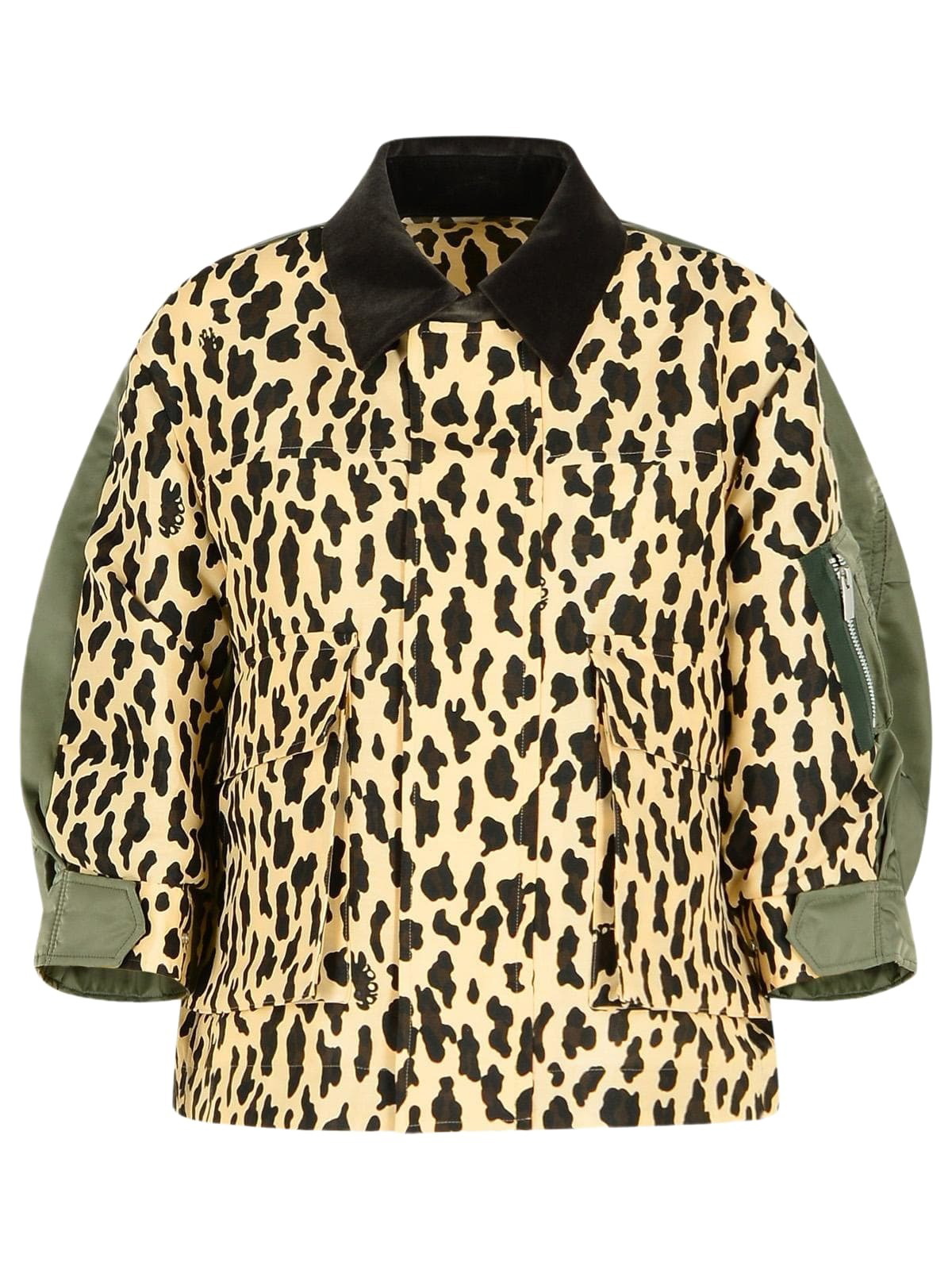 Sacai Quilted satin blouson Sacai