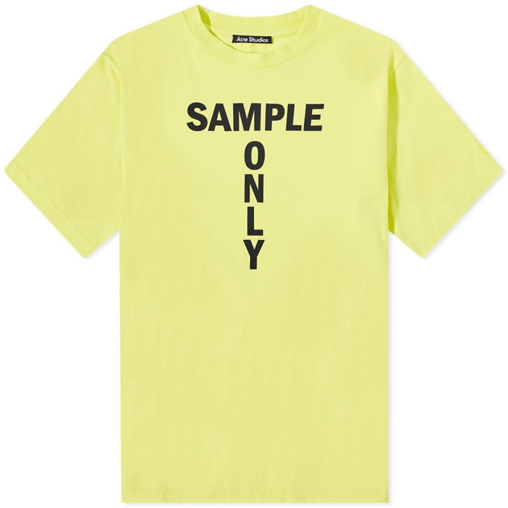 Photo: Acne Studios Exford Sample Only Face Tee