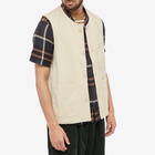 Beams Plus Men's Pique Work Vest in Oyster