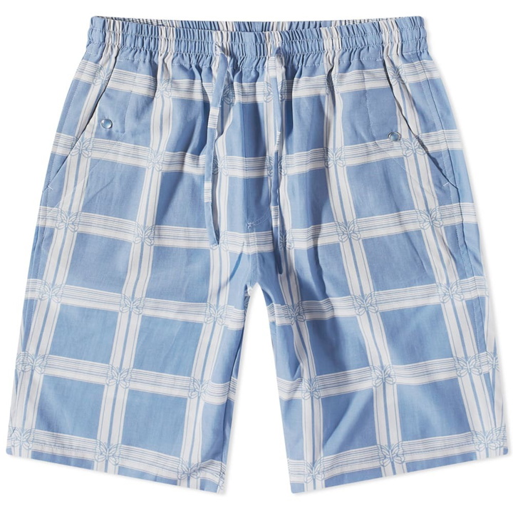 Photo: Needles Men's Papillion Plaid Short in Blue