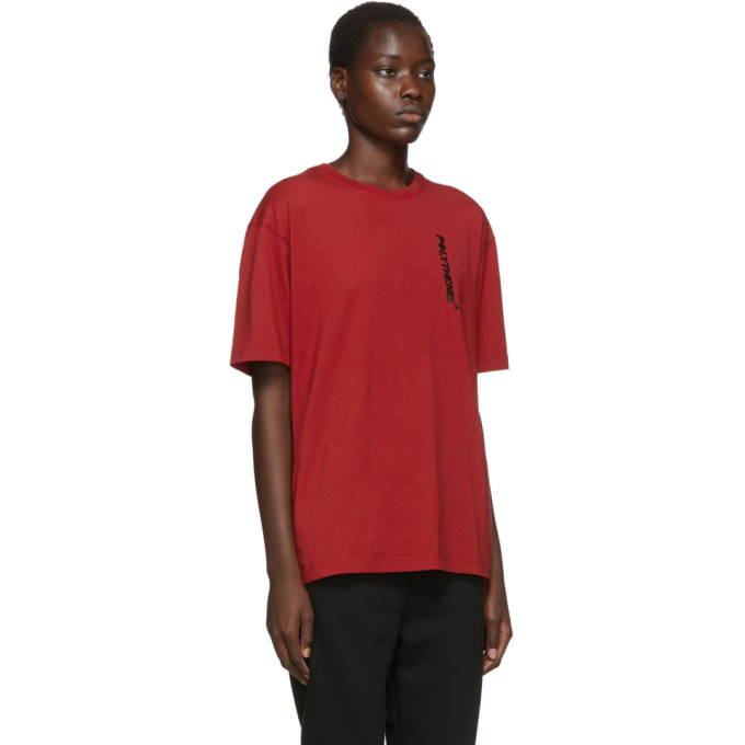 Polythene* Optics Red Graphic Back T-Shirt