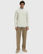 WOOLRICH BOUTONNE ALPACA BLEND CREWNECK Beige Mens Pullover