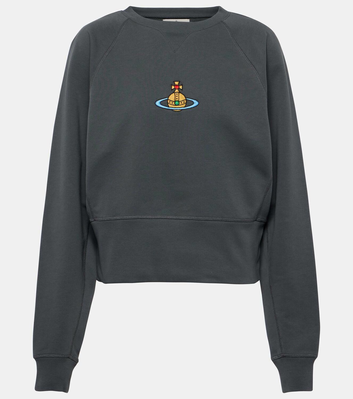 トップス vivienne westwood Cropped Cotton Jersey Vivienne Westwood Athletic cropped cotton jersey sweatshirt