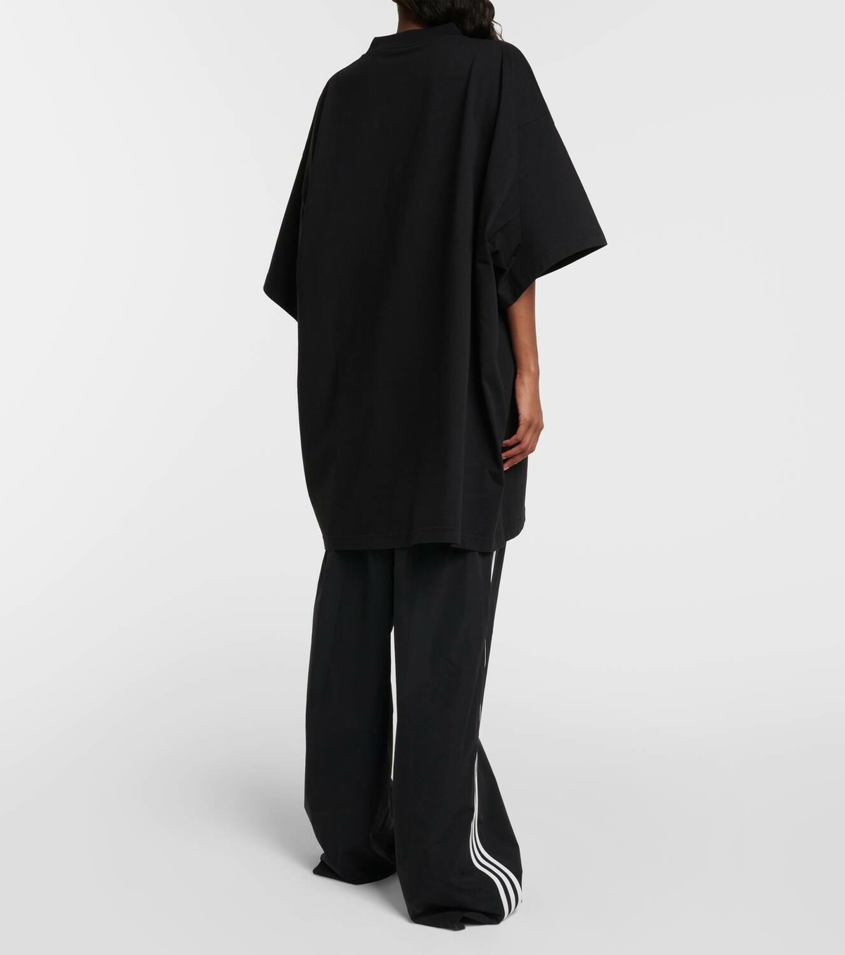 Balenciaga Logo oversized cotton jersey T-shirt Balenciaga