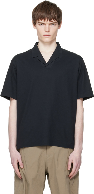 Photo: Veilance Black Metron S/S Polo