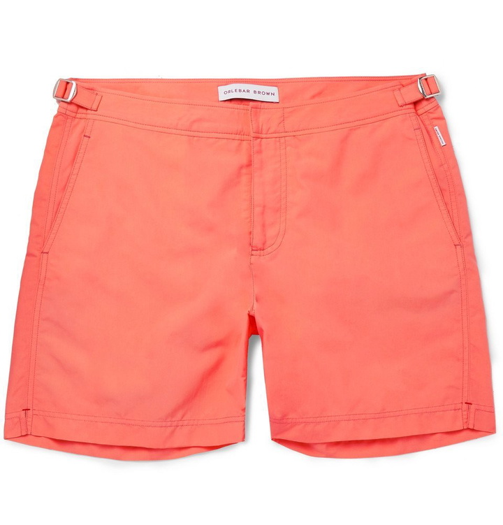 Photo: Orlebar Brown - Bulldog Mid-Length Swim Shorts - Orange