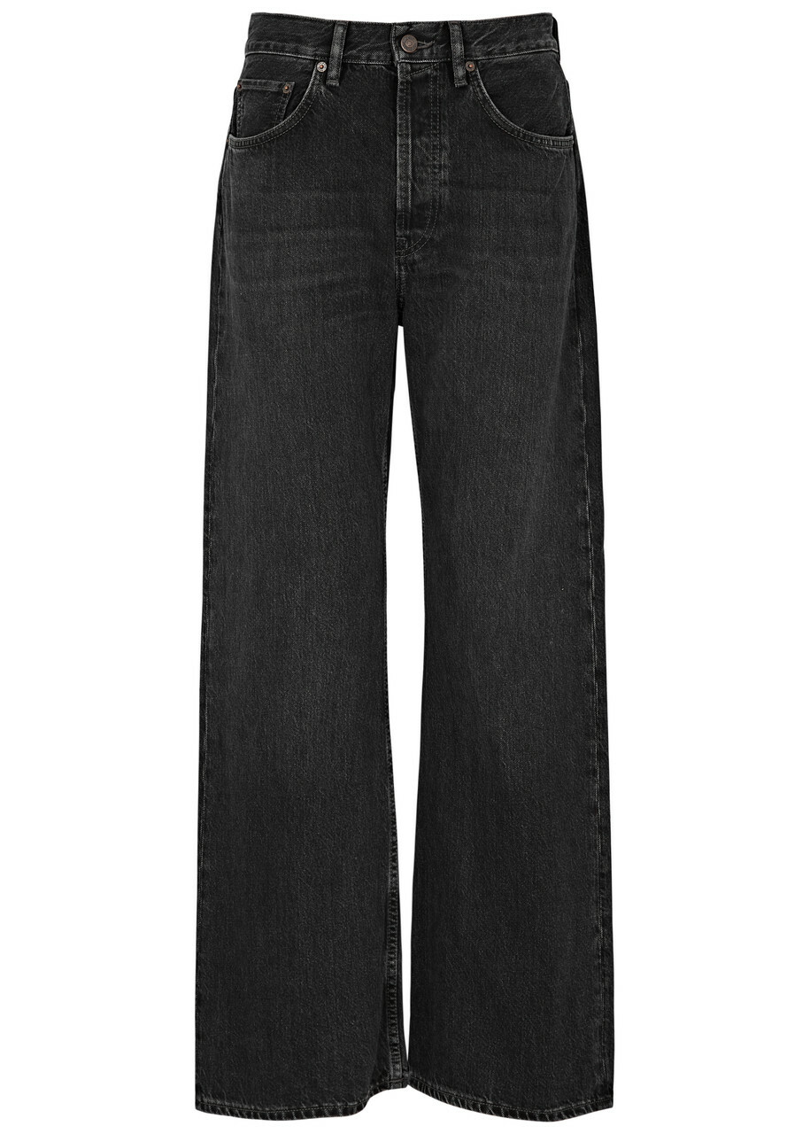 【関税・送料込み】Acne Studios Wide leg jeans Acne Studios Wide-leg Jeans Black Acne Studios