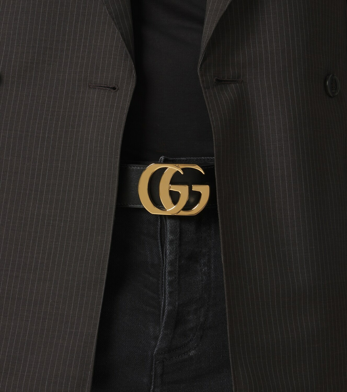Gucci Cut GG Marmont leather belt