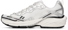 Represent White & Silver Storm Torn Sneakers