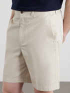 Dunhill - Straight-Leg Cotton-Gabardine Shorts - Neutrals