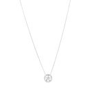 NUMBERING Men's Twist Wheel Necklace in Silver
