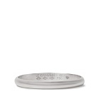 Le Gramme - Le 2 Brushed 18-Karat White Gold Ring - Silver