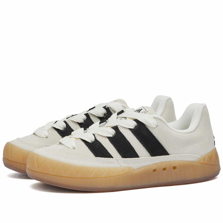 Photo: Adidas Adimatic Sneakers in Off White/Black/Gum