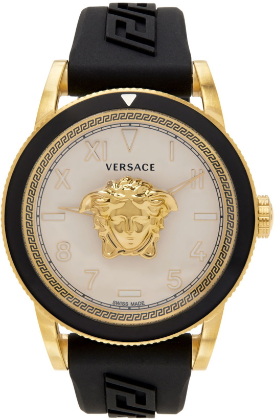 Photo: Versace Black V-Palazzo Watch