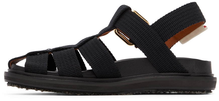 Marni Black Fisherman Sandals Marni