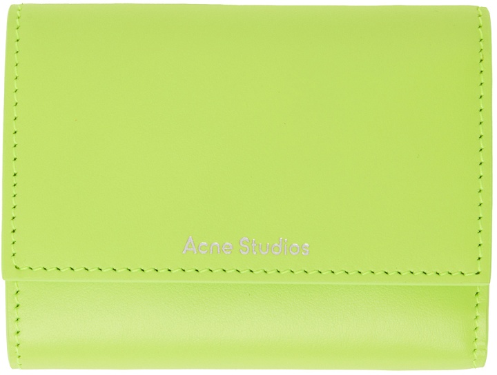 Photo: Acne Studios Green Folded Wallet