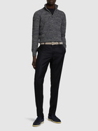 LORO PIANA - Cashmere Knit Half Zip Sweater