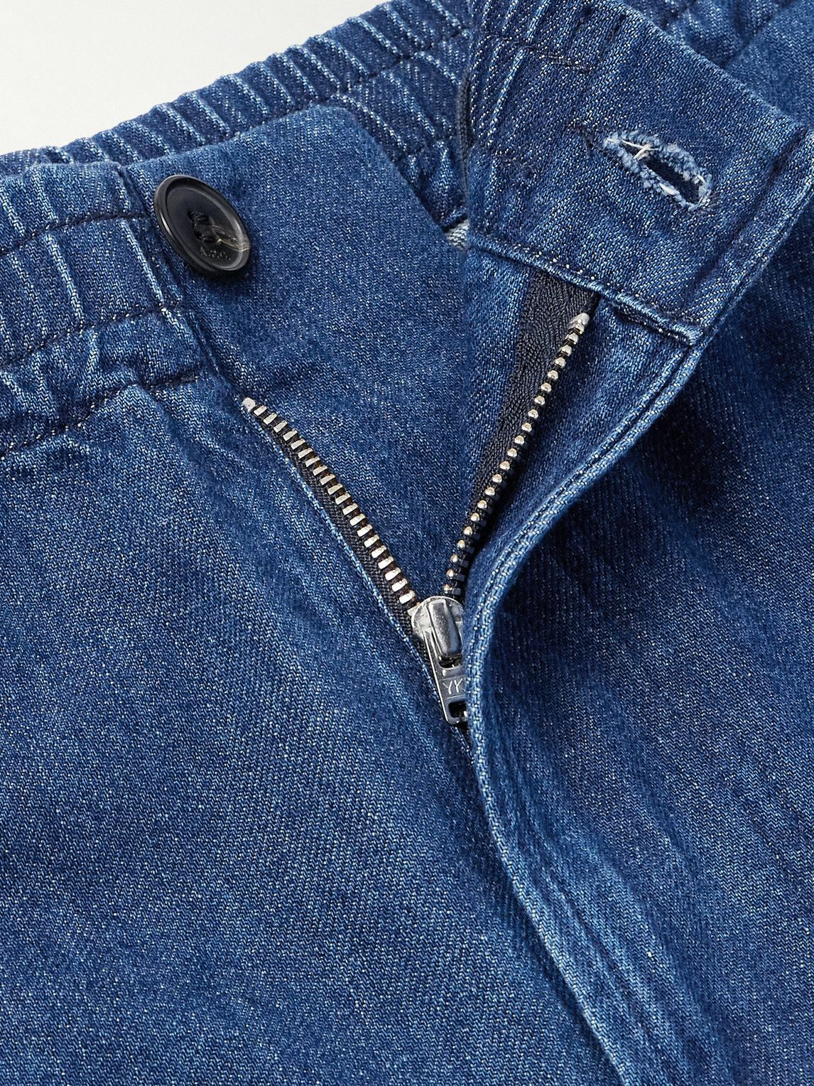 A.P.C. - Norris Straight-Leg Denim Shorts - Blue