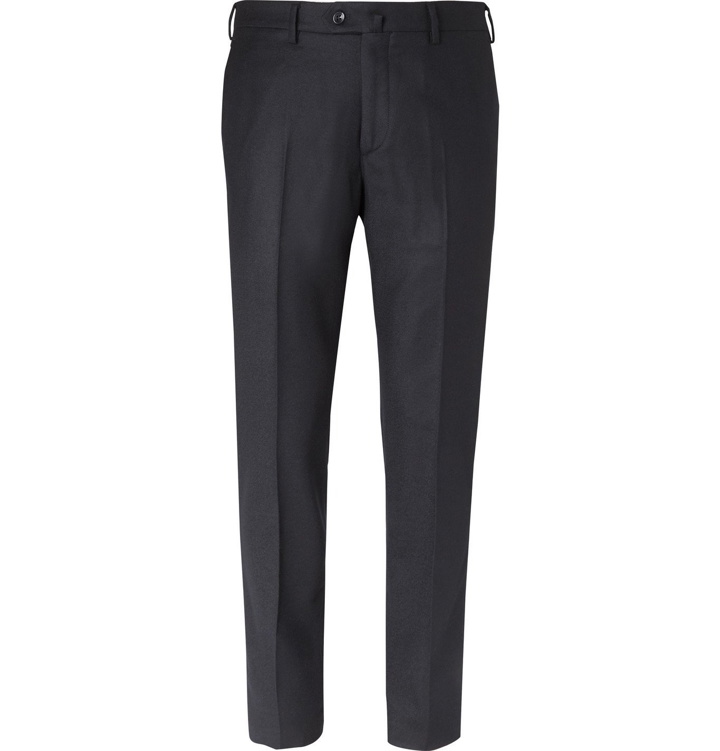 Photo: Loro Piana - Slim-Fit Wool and Cashmere-Blend Trousers - Blue