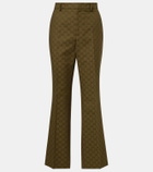 Gucci GG Canvas cotton-blend bootcut pants