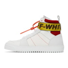 Off-White SSENSE Exclusive White Industrial High-Top Sneakers