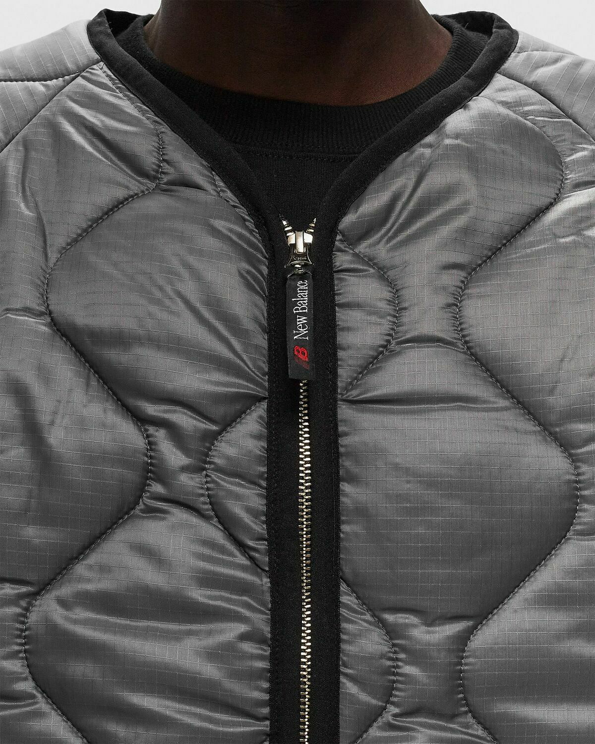 New Balance Quilted Jacket Black Windbreaker New Balance