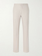Zegna - Straight-Leg Linen Trousers - Neutrals