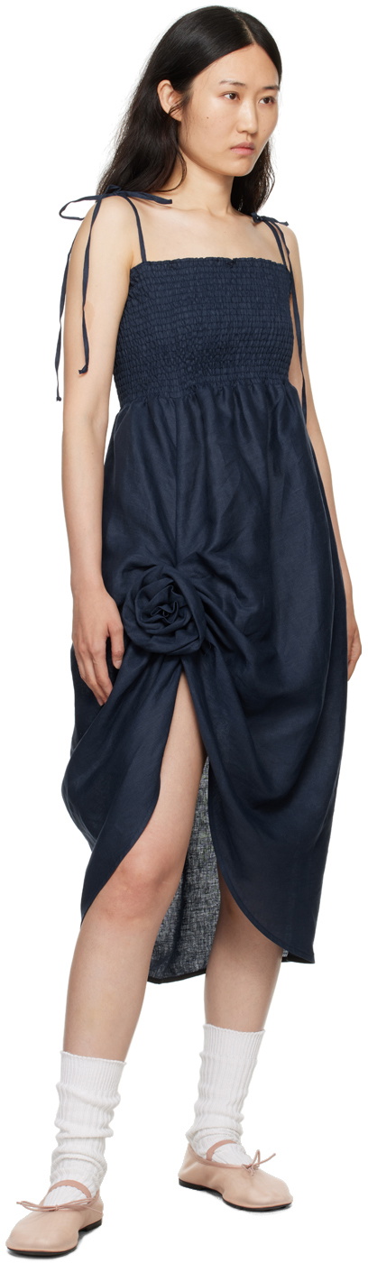 Sleeper Navy Atlanta Maxi Dress