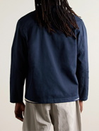 NN07 - Yuki 1803 Garment-Dyed Organic Cotton-Blend Shirt Jacket - Blue